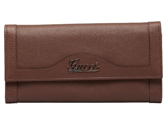 gucci Brown Leather  ref.1331069