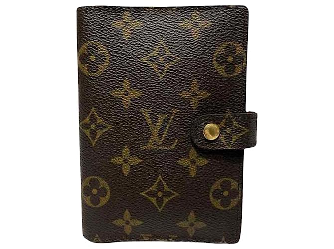 Louis Vuitton Agenda Cover Brown Cloth  ref.1331147