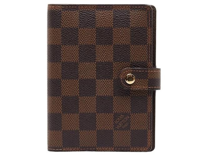 Louis Vuitton Agenda PM Brown Leather  ref.1331148
