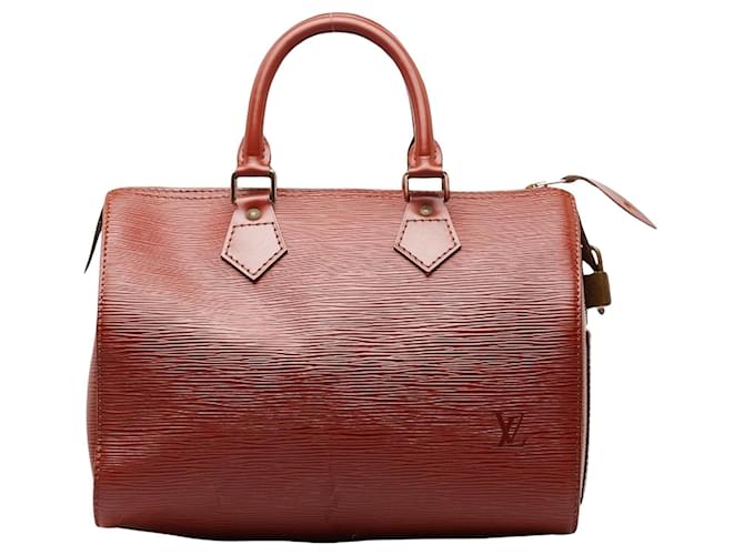 Louis Vuitton Speedy 25 Brown Leather  ref.1331202