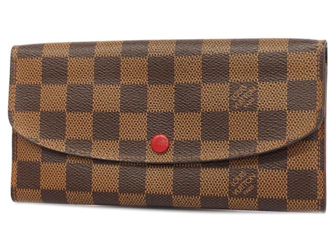 Louis Vuitton Emilie Brown Cloth  ref.1331208
