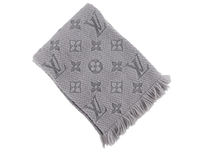 Louis Vuitton-Monogramm Grau Wolle  ref.1331244
