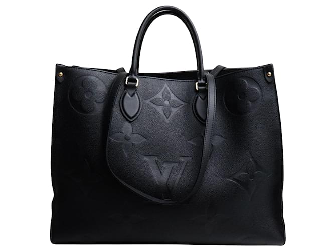 Louis Vuitton Onthego GM Cuir Noir  ref.1331260