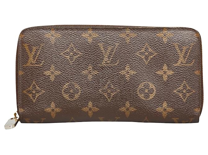 Louis Vuitton Portefeuille zippy Brown Cloth  ref.1331278