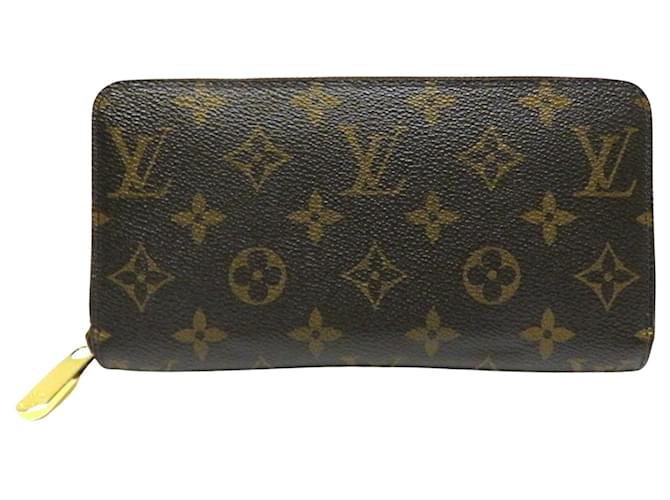 Louis Vuitton Portefeuille zippy Brown Cloth  ref.1331280