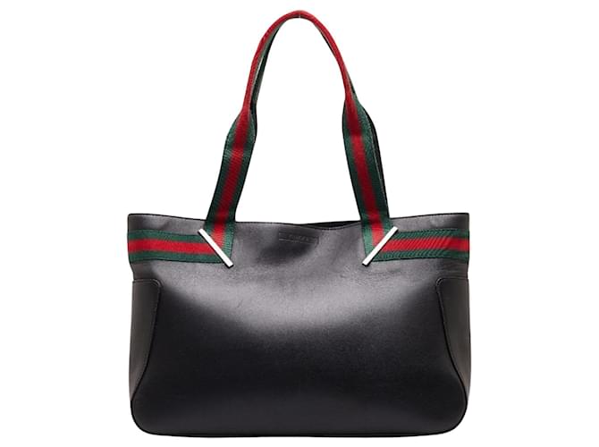 Gucci Sherry Black Leather  ref.1331364
