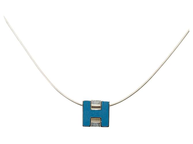 Hermès Cage d'H Blu Metallo  ref.1331384