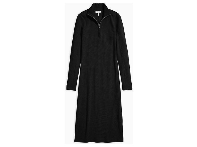 Rag & Bone Laila Zip-Kleid Schwarz