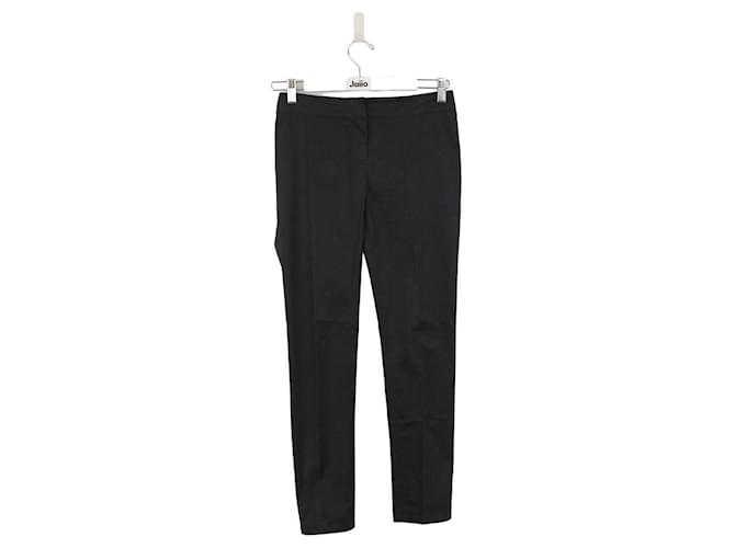 Fendi Straight pants in cotton Black  ref.1331475