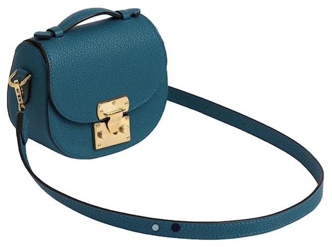Moynat Handbags Blue Leather  ref.1331555