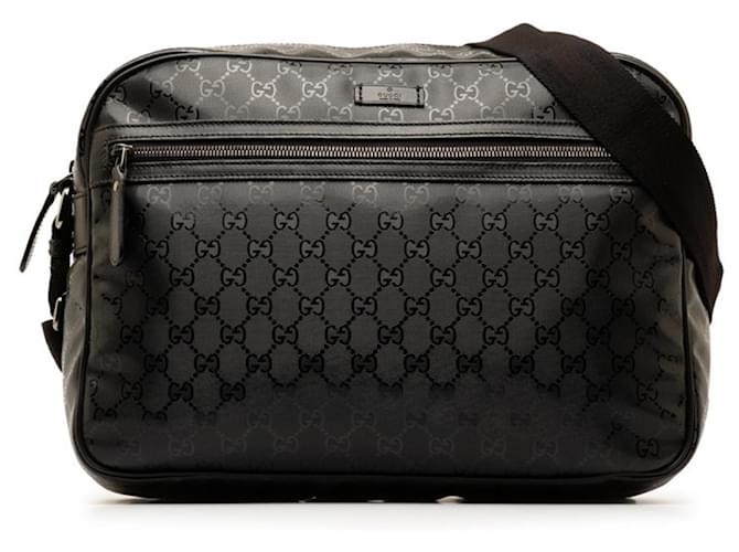 Gucci Messenger Black Leather  ref.1331612
