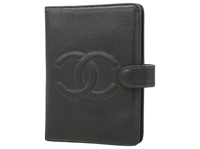 Timeless Chanel CC Black Leather  ref.1331615