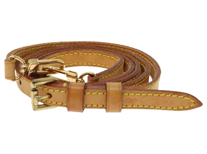 Louis Vuitton shoulder strap Beige Leather  ref.1331618