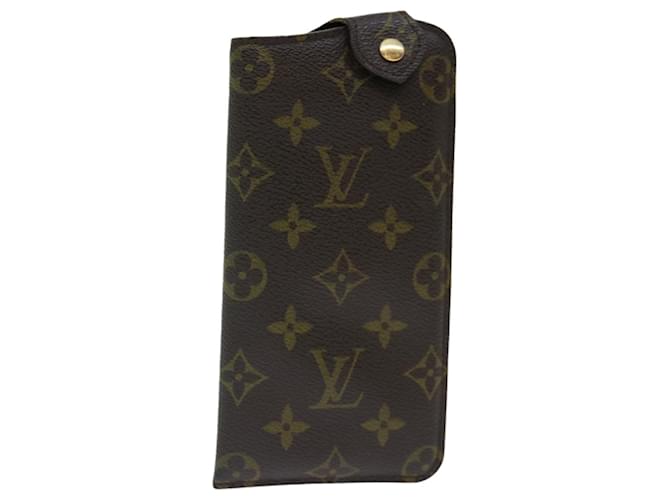 Louis Vuitton Etui à lunettes Brown Cloth  ref.1331737