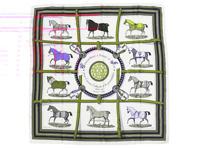 Hermès Carré 90 Multiple colors Silk  ref.1331744