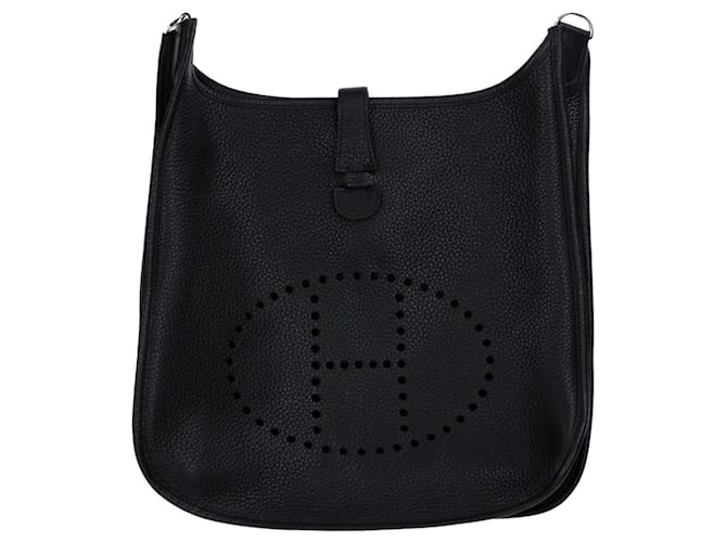 Hermès Evelyne Black Leather  ref.1331767