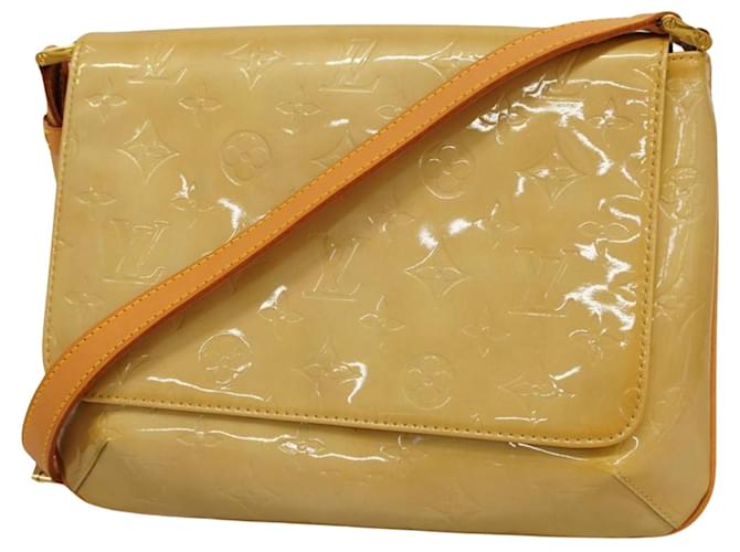 Louis Vuitton Thompson Street Beige Patent leather  ref.1331829