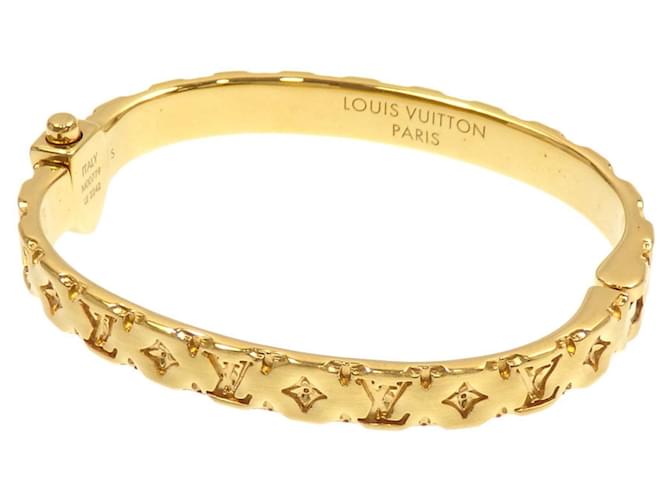 Nanograma Louis Vuitton Dourado Metal  ref.1331977