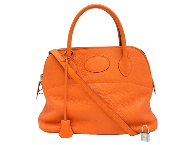 Hermès Hermes Bolide Orange Leather  ref.1331998
