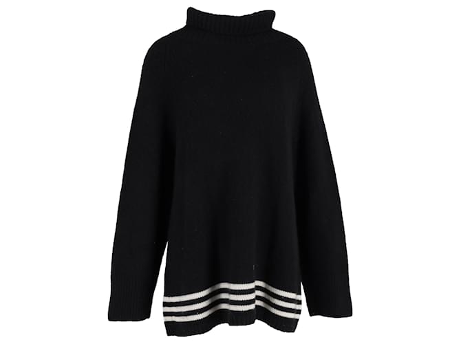 Khaite Turtleneck Sweater in Black Wool  ref.1332051