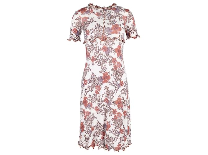 See by Chloé Dress See by Crepe Midi Dress in Floral Print Polyester  ref.1332063