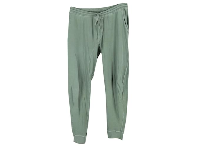 Pantalon de survêtement Tom Ford en coton vert  ref.1332090