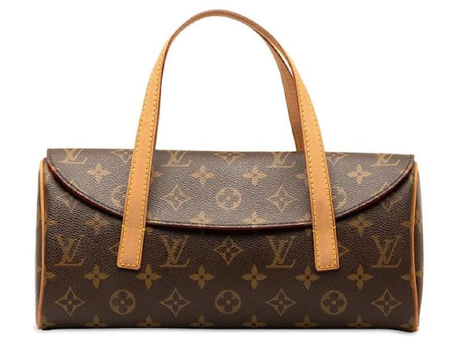 Louis Vuitton Sonatine Monogram Handbag Canvas Handbag M51902 in good condition Cloth  ref.1332095