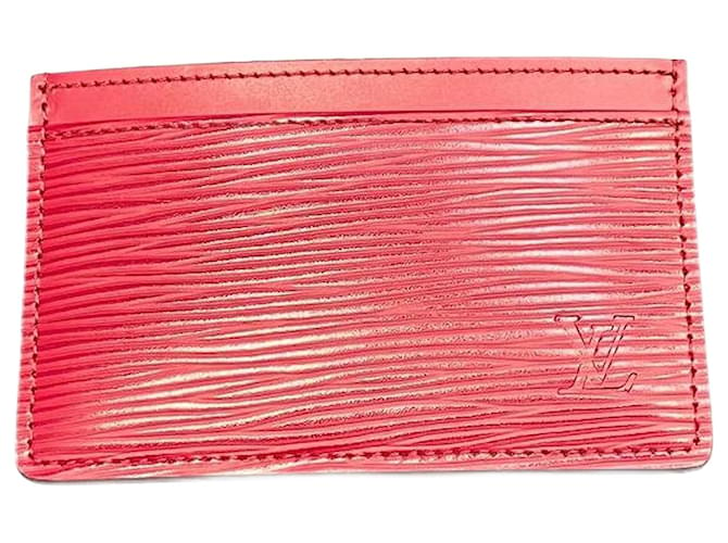 Louis Vuitton Porte Cartes Einfaches Kartenetui aus Leder M60327 In sehr gutem Zustand  ref.1332111