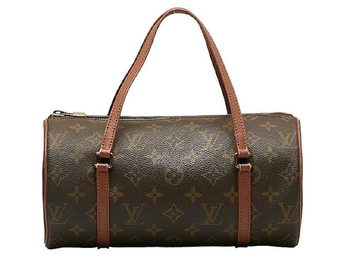 Borsa a spalla Louis Vuitton Monogram Papillon 26 M51366 in pelle PVC marrone in buone condizioni Plastica  ref.1332142