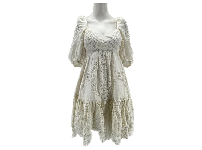 ZIMMERMANN  Dresses T.0-5 1 cotton White  ref.1332179