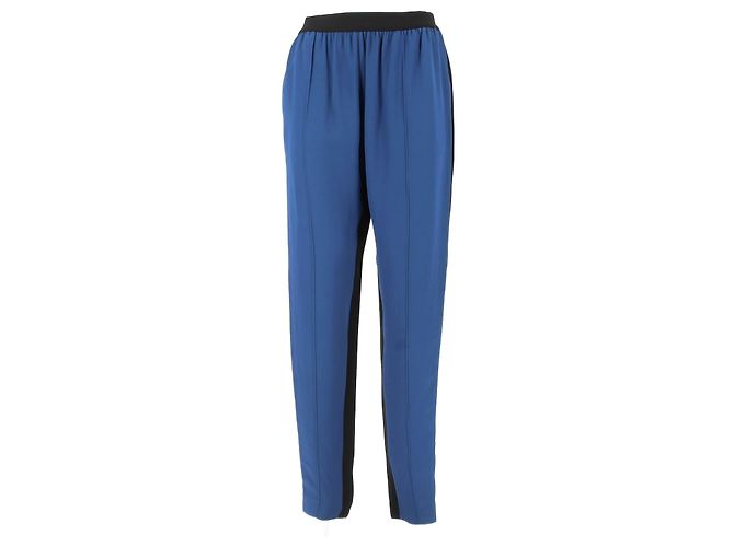 Céline Calças Celine T.FR 36 Seda Azul