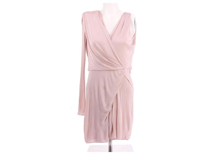 VERSACE  Dresses T.it 40 silk Pink  ref.1332215