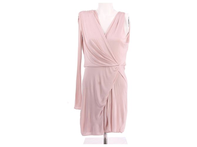 Versace Kleider T.IT 40 Seide Pink