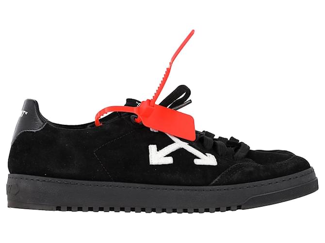 Off White Off-White Low 2.0 Sneakers in Black Suede  ref.1332220