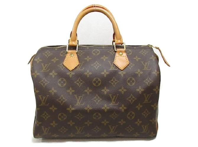 Louis Vuitton Speedy 30 Canvas Handbag M41526 in good condition Cloth  ref.1332236