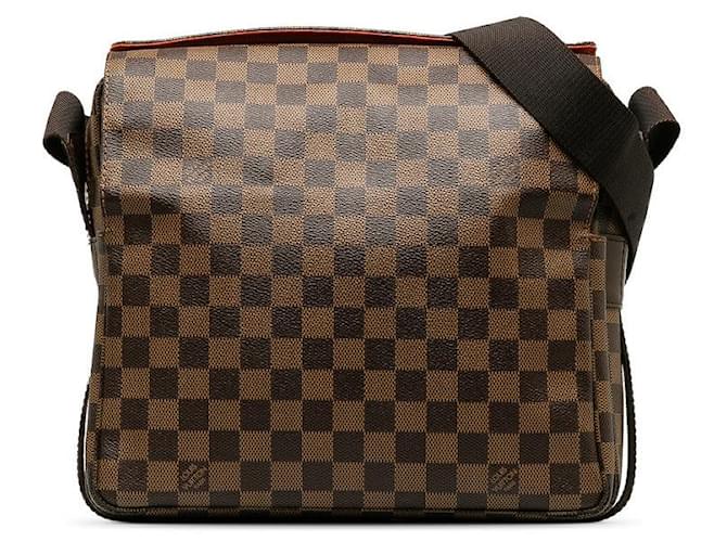 Louis Vuitton Naviglio Canvas Shoulder Bag N45255 in good condition Cloth  ref.1332244