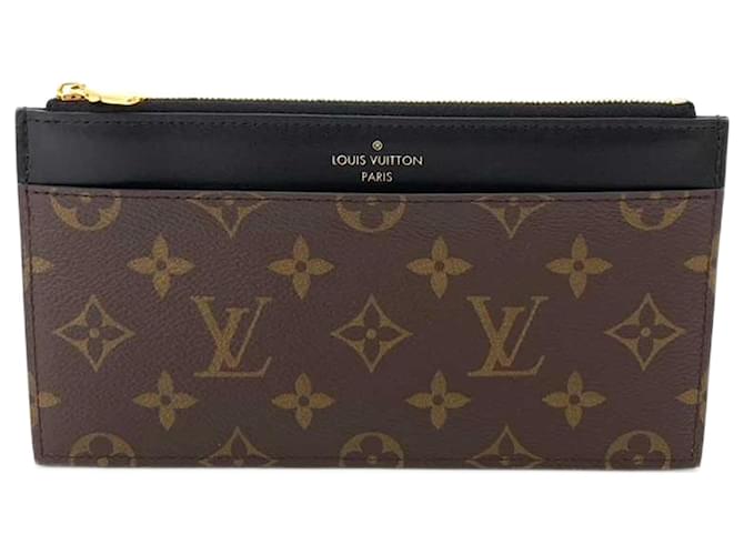 Louis Vuitton Slim Purse Canvas Long Wallet M80348 in excellent condition Cloth  ref.1332260
