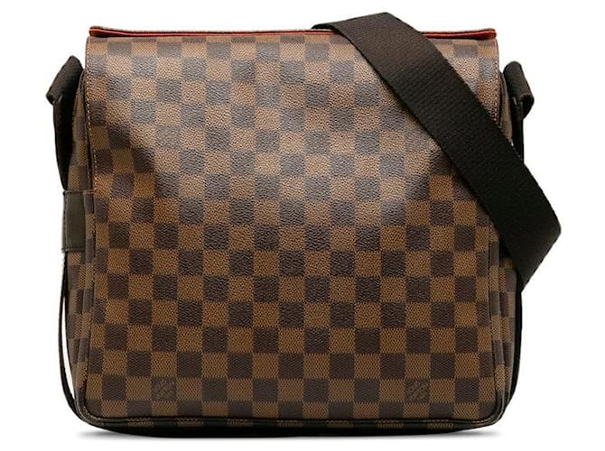 Louis Vuitton Naviglio Canvas Shoulder Bag N45255 in good condition Cloth  ref.1332283