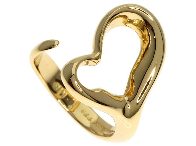 Tiffany & Co corazón abierto Dorado Oro amarillo  ref.1332423