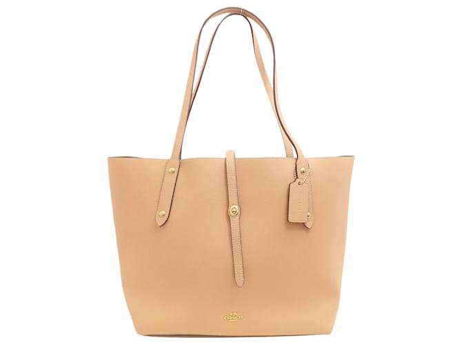 Coach Beige Leather  ref.1332521