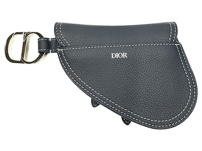 Dior Saddle Cuir Noir  ref.1332556