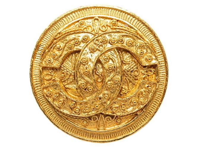 Timeless Chanel COCO Mark D'oro Placcato in oro  ref.1332570