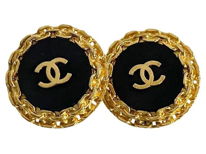 Timeless Chanel COCO Mark Dourado Banhado a ouro  ref.1332582