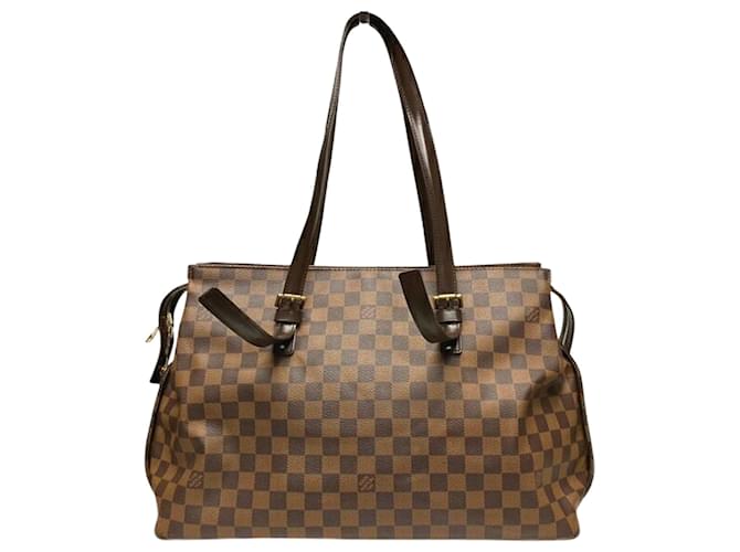 Louis Vuitton Chelsea Brown Cloth  ref.1332589