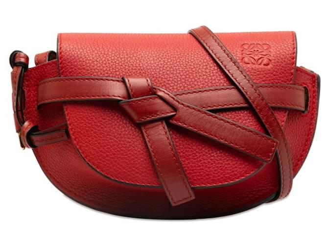 Loewe Gate Red Leather  ref.1332693