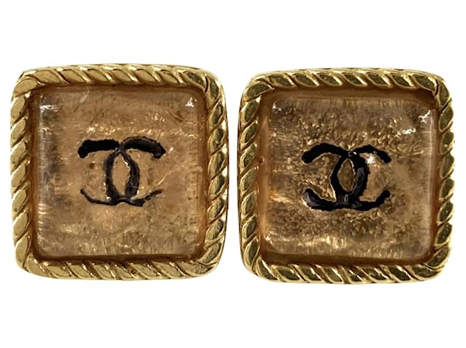 Timeless Chanel COCO Mark Dourado Banhado a ouro  ref.1332707