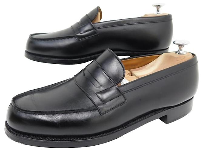 JM WESTON SHOES 180 Church´s Loafers 6D 40 IN BLACK LEATHER + LOAFERS SHOES BOX  ref.1332951