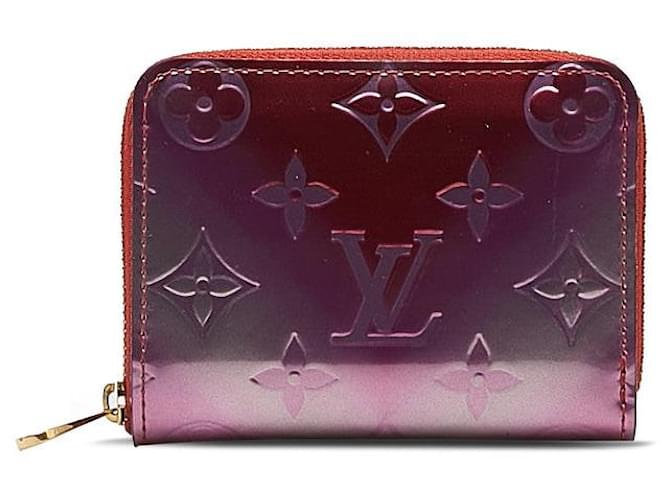 Porte-monnaie Zippy en vernis Louis Vuitton M90523 en cuir patent rose en très bon état  ref.1332962