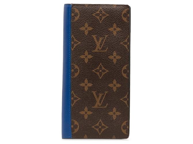 Louis Vuitton Portefeuille Brazza Canvas Long Wallet M63026 in good condition Cloth  ref.1332985
