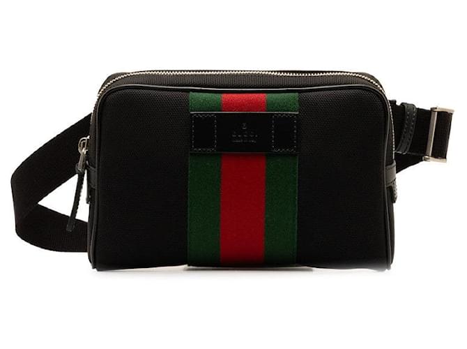 Gürteltasche aus Technocanvas von Gucci 630919 In sehr gutem Zustand Leinwand  ref.1332995